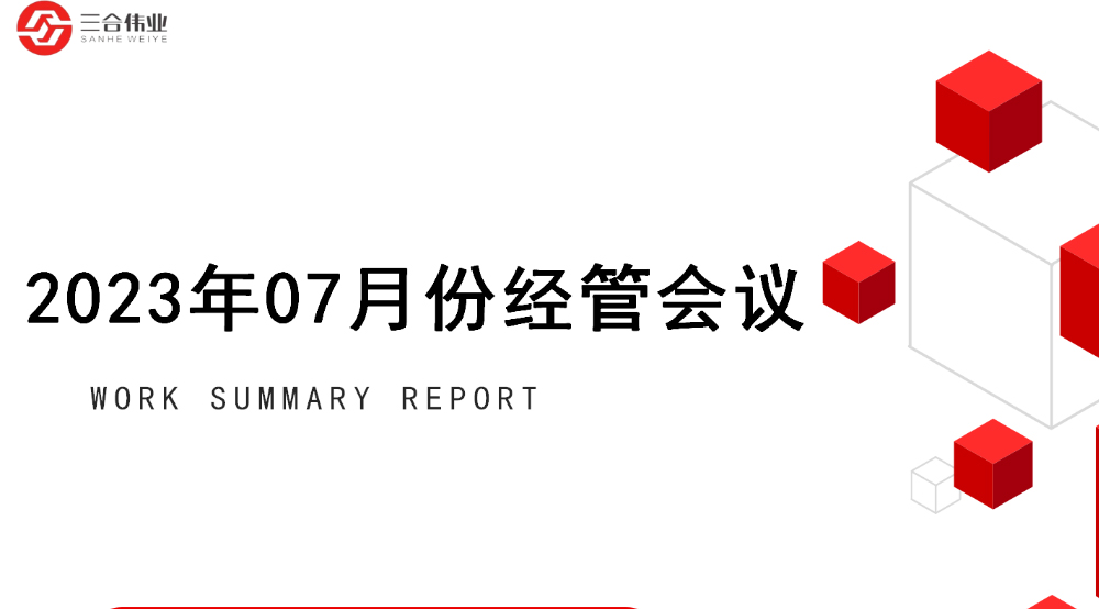 山东三合伟业新材料有限公司2023年07月月度会议顺利召开